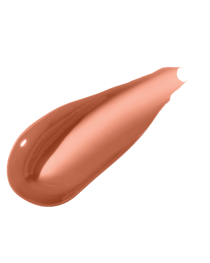 texture smear of Fenty Beauty Gloss Bomb Heat Universal Lip Luminizer + Plumper in shade Fenty Glow Heat