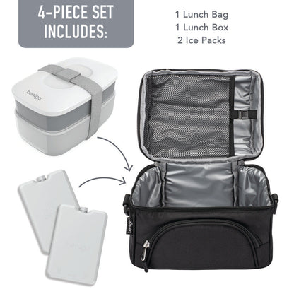 Bentgo® Deluxe 4-Piece Lunch Set