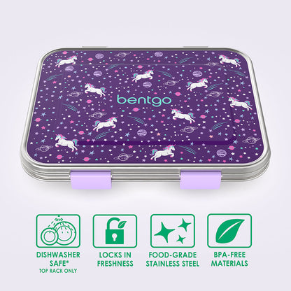 Bentgo Kids Stainless Steel Prints Lunch Box