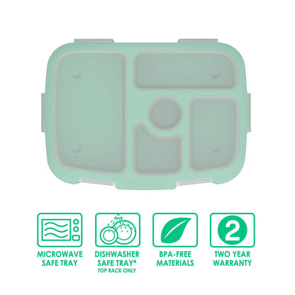 Bentgo Kids Prints Tray with Transparent Cover